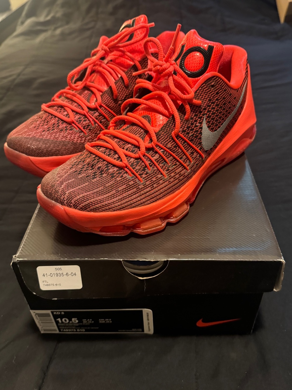 Nike KD 8 Bright Crimson Men’s Size 10.5